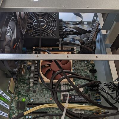 Switched out the noisy case fans with Be Quiet Silent Wings 3.